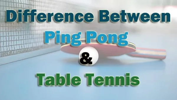 Ping Pong vs Table Tennis: How the Sports Differ