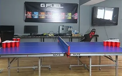 Having Fun With Beer Pong