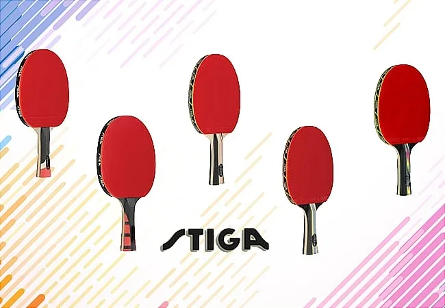 best stiga ping pong paddles