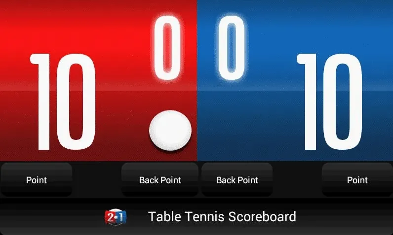 table tennis scoreboard